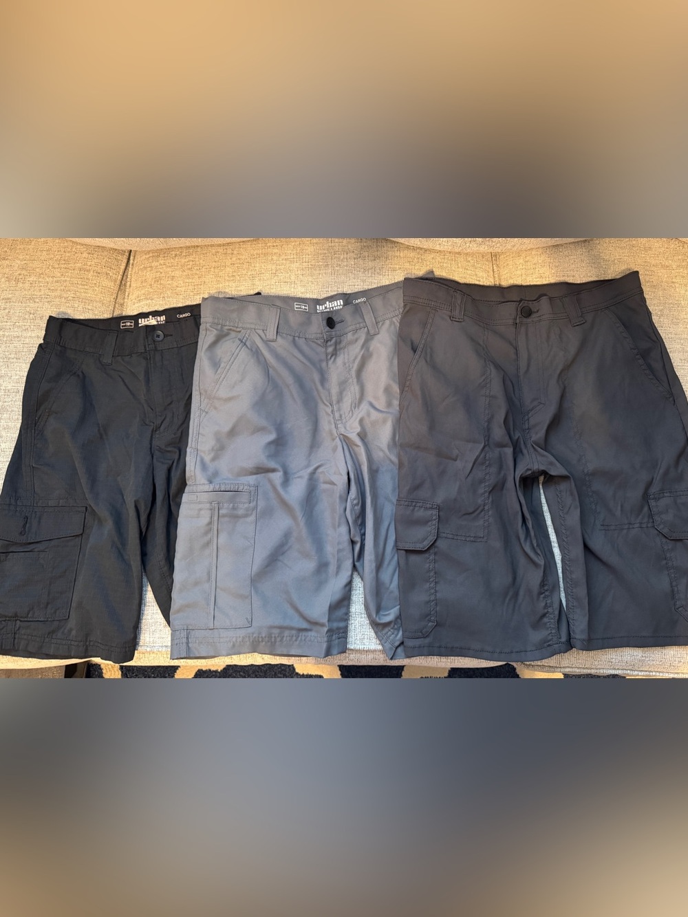 3 pairs boy’s Performance Cargo Shorts